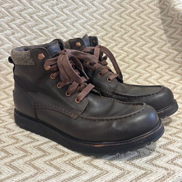UGG Men’s Merrick Lace Up Leather Boots - Picture 1 of 10